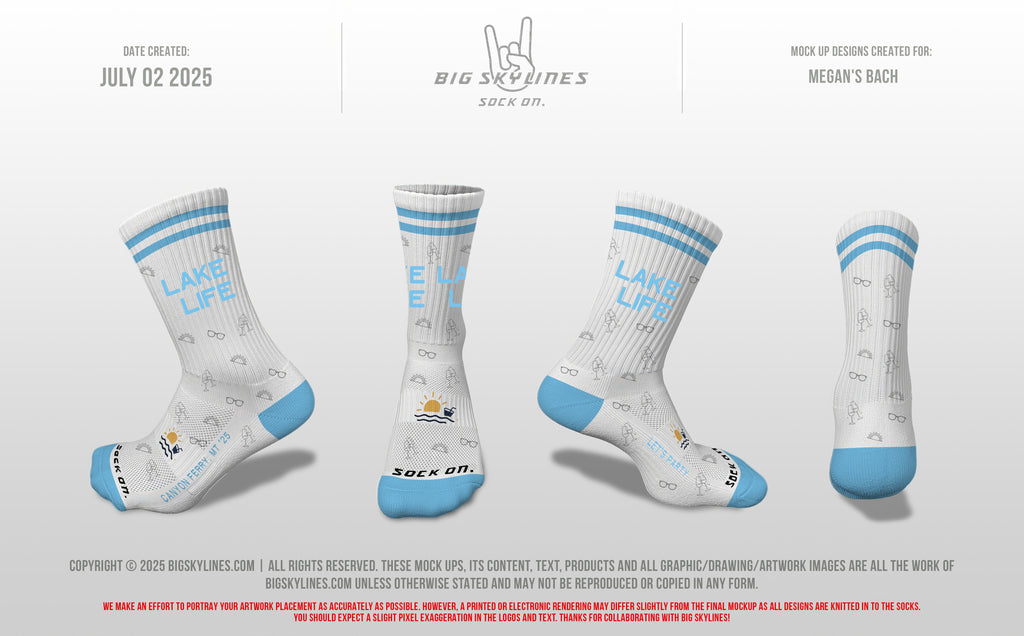 Megan's Bach Party Socks