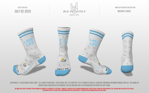 Megan's Bach Party Socks