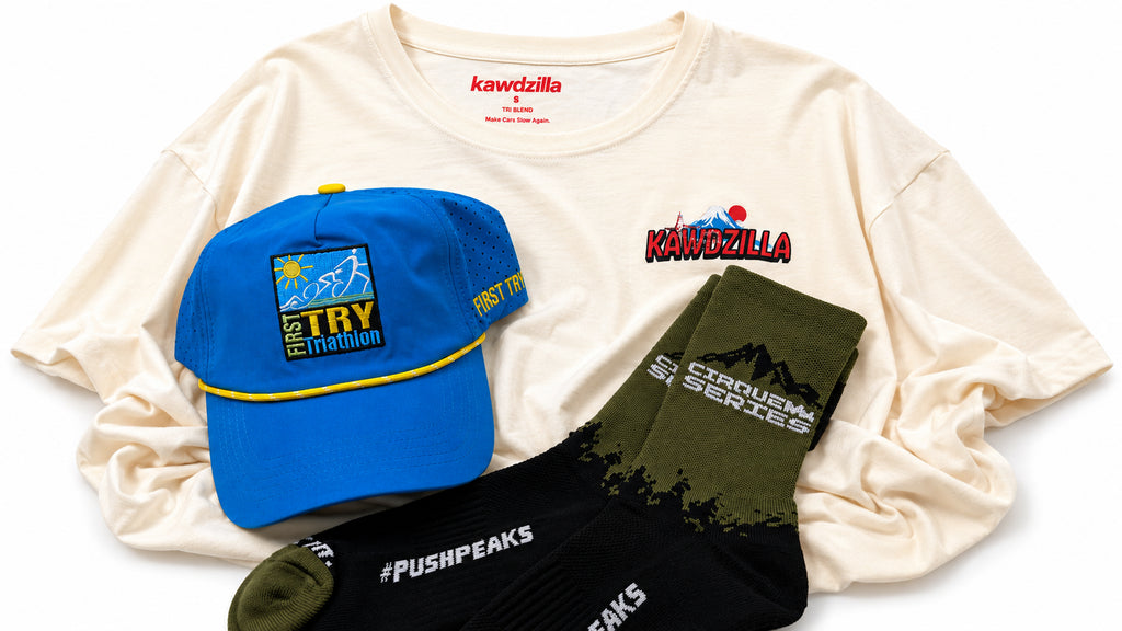 HATS. SHIRTS. SOCKS. Custom. Quality. Easy.